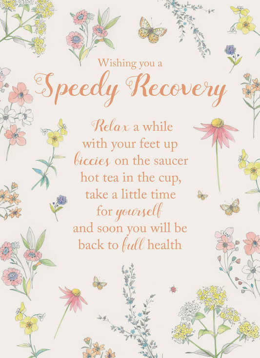 Get Well Soon Card - Speedy Recovery