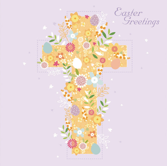 Easter Card Pack - Floral Cross