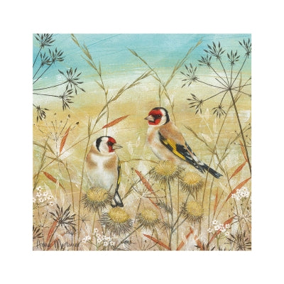 Enchanted Wildlife Card Collection - Goldfinches