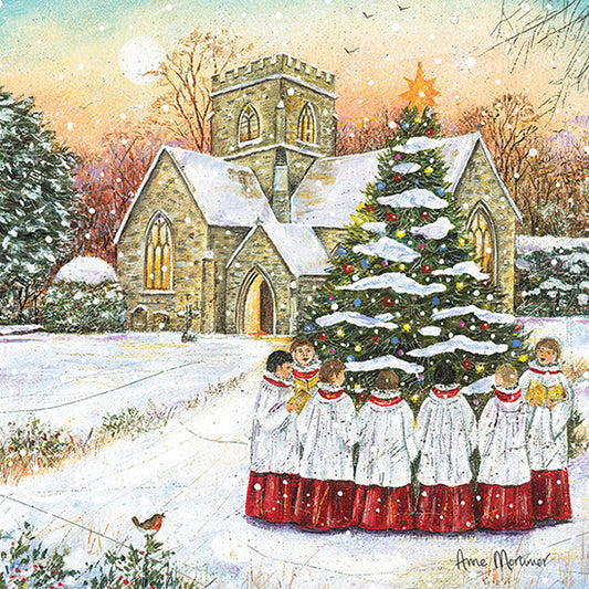 Charity Christmas Card Pack - Joyous Carollers