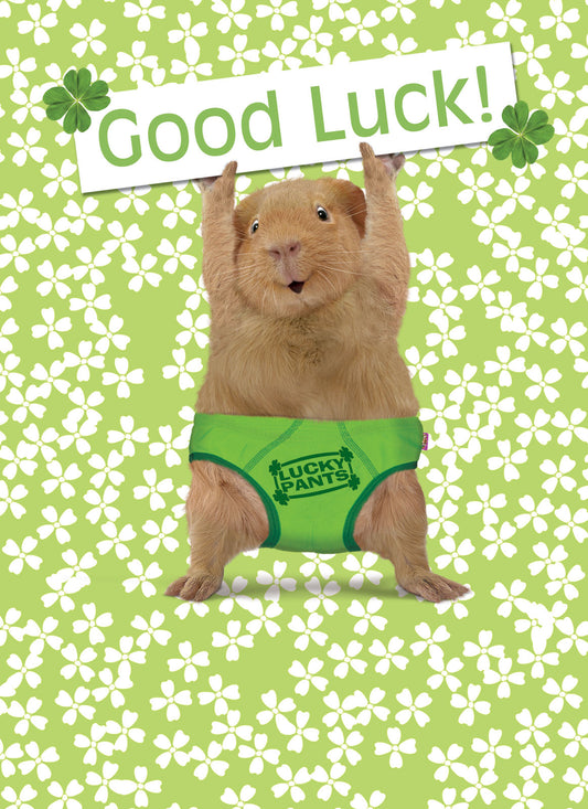 Good Luck Card - Lucky Pants