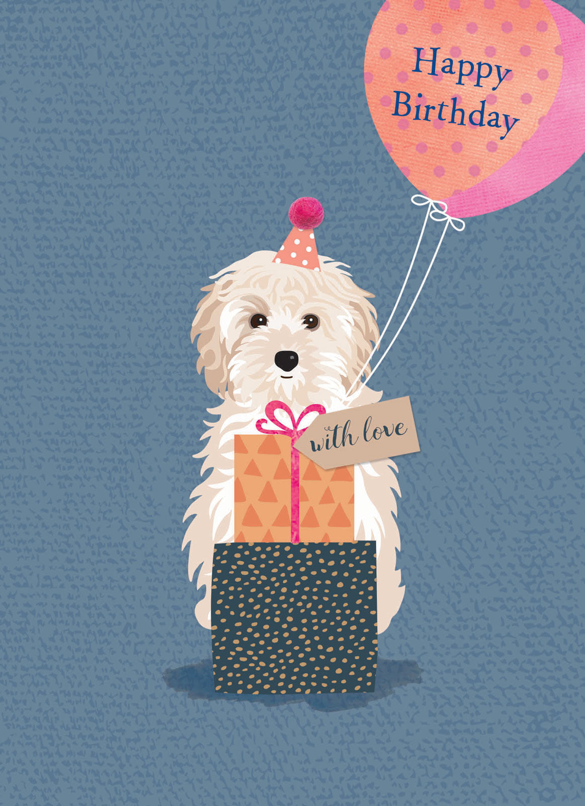 Pom Poms Card Collection - Balloon Pup