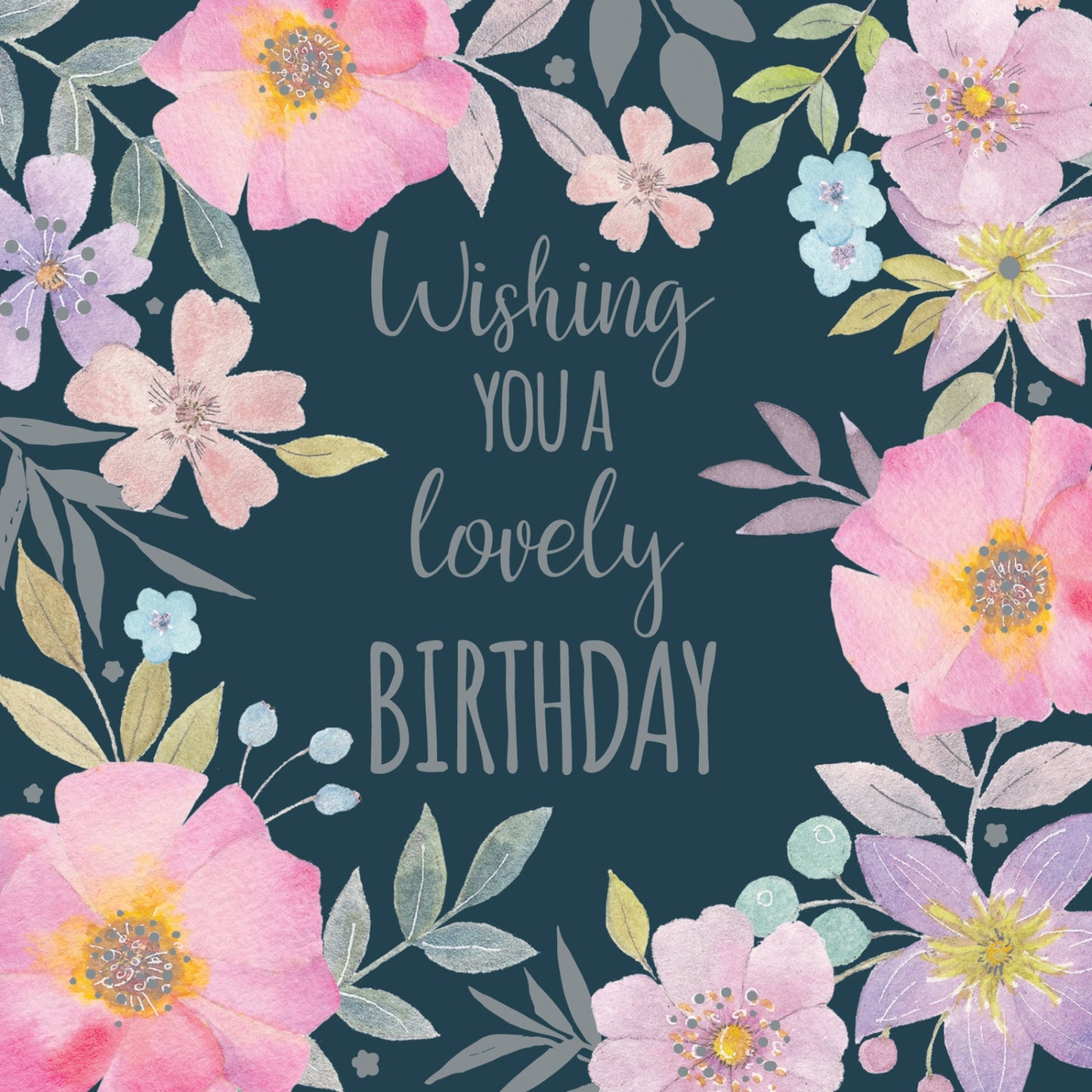 Vintage Garden Card - Lovely Birthday