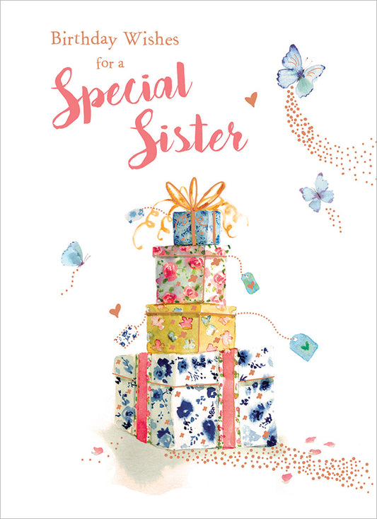 Family Circle Card - Pretty Presents (Sister)