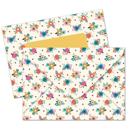 Bohemia Stationery - A6 Notecard Pack - Little Flowers