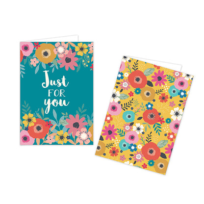 Bohemia Stationery - A6 Notecard Pack - Flowers