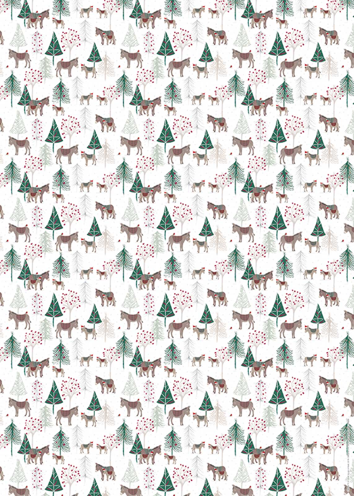 Christmas Wrap & Tags - Donkey Wonderland