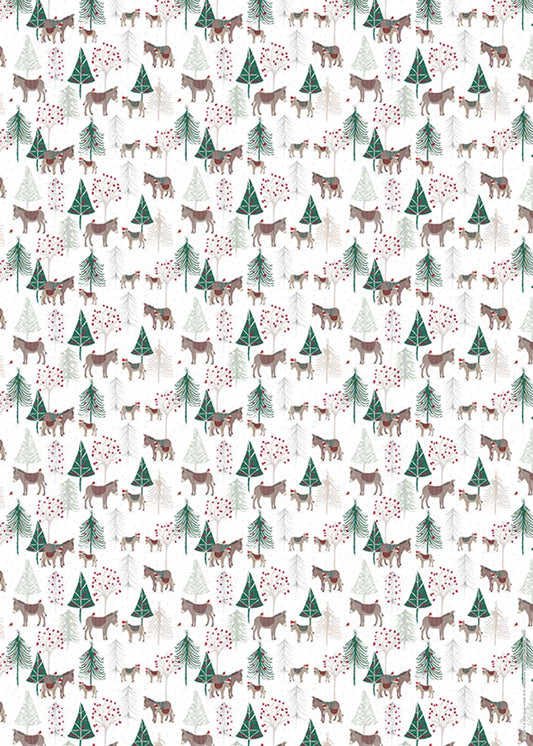 Christmas Wrap & Tags - Donkey Wonderland