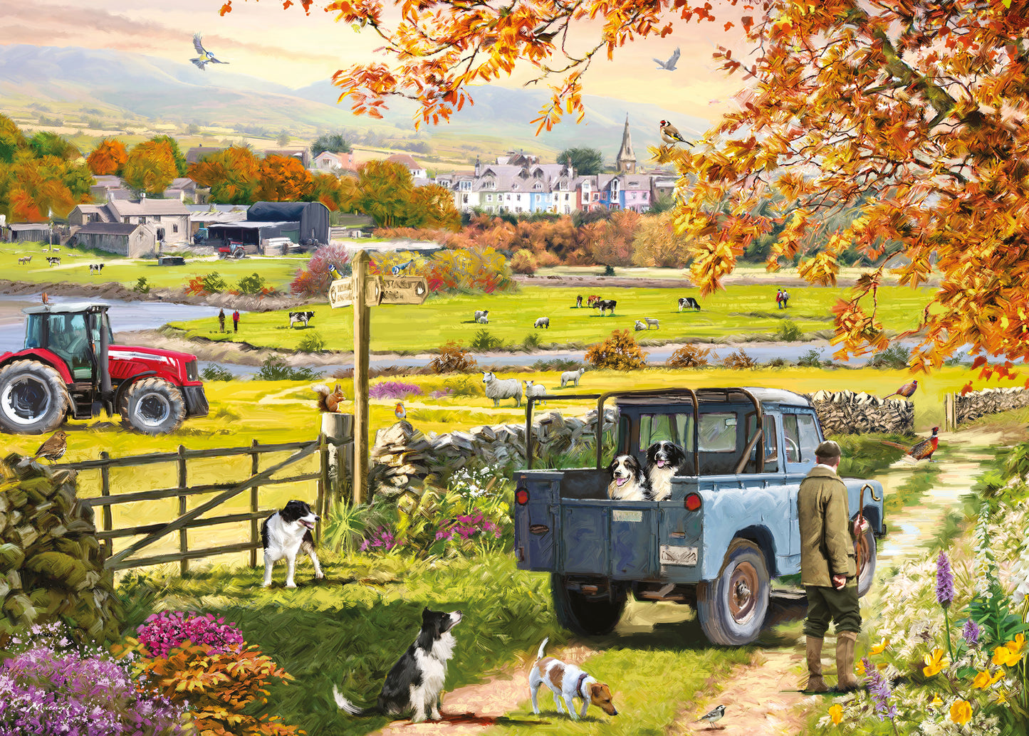 Countryside Morning - 1000 Piece Jigsaw Puzzle