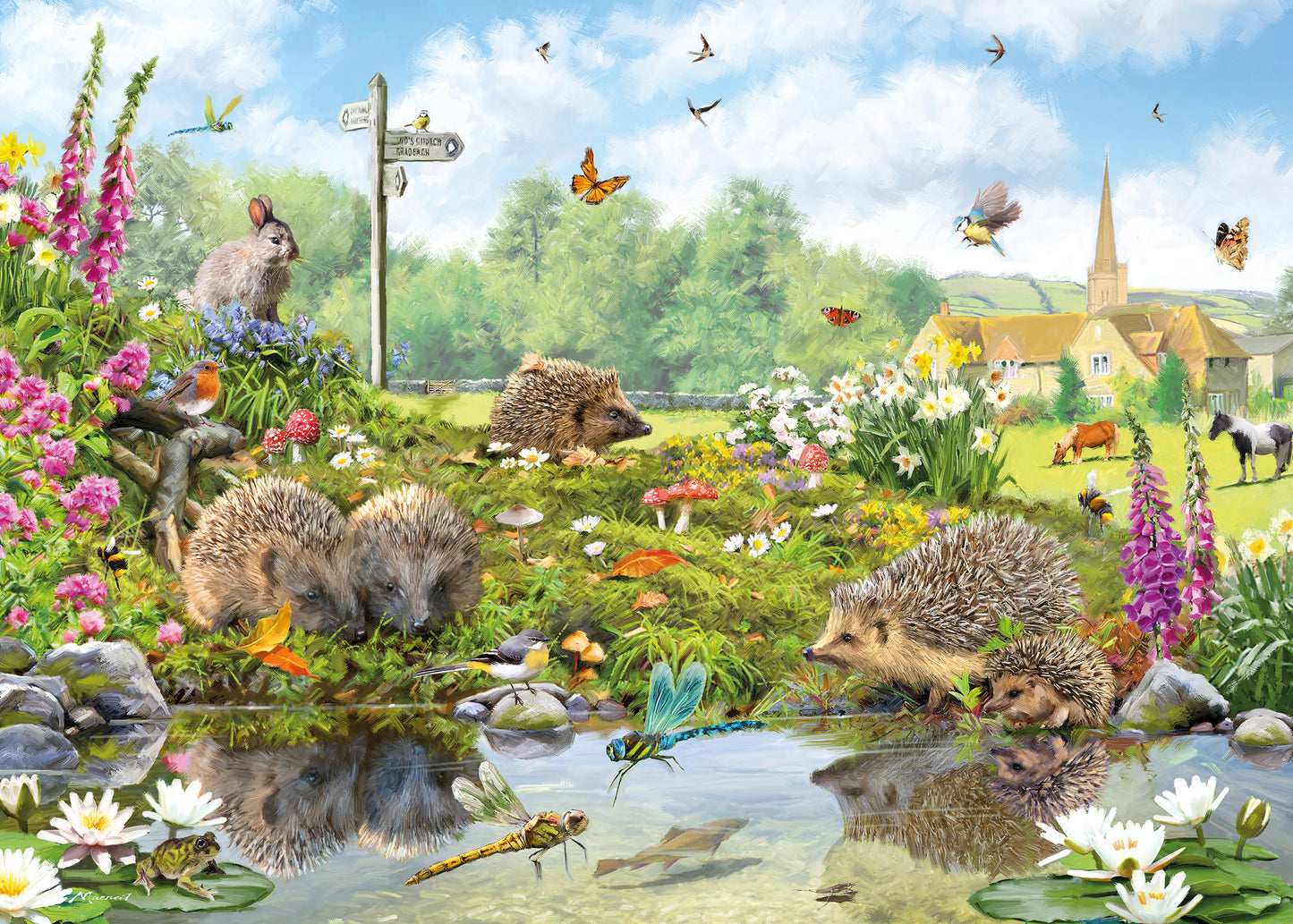 Riverside Wildlife - 1000 Piece Jigsaw Puzzle