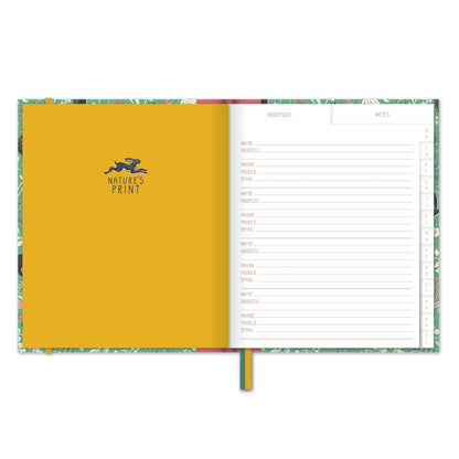 RSPB Natures Print - A5 Address Book - Wonderous Wildlife