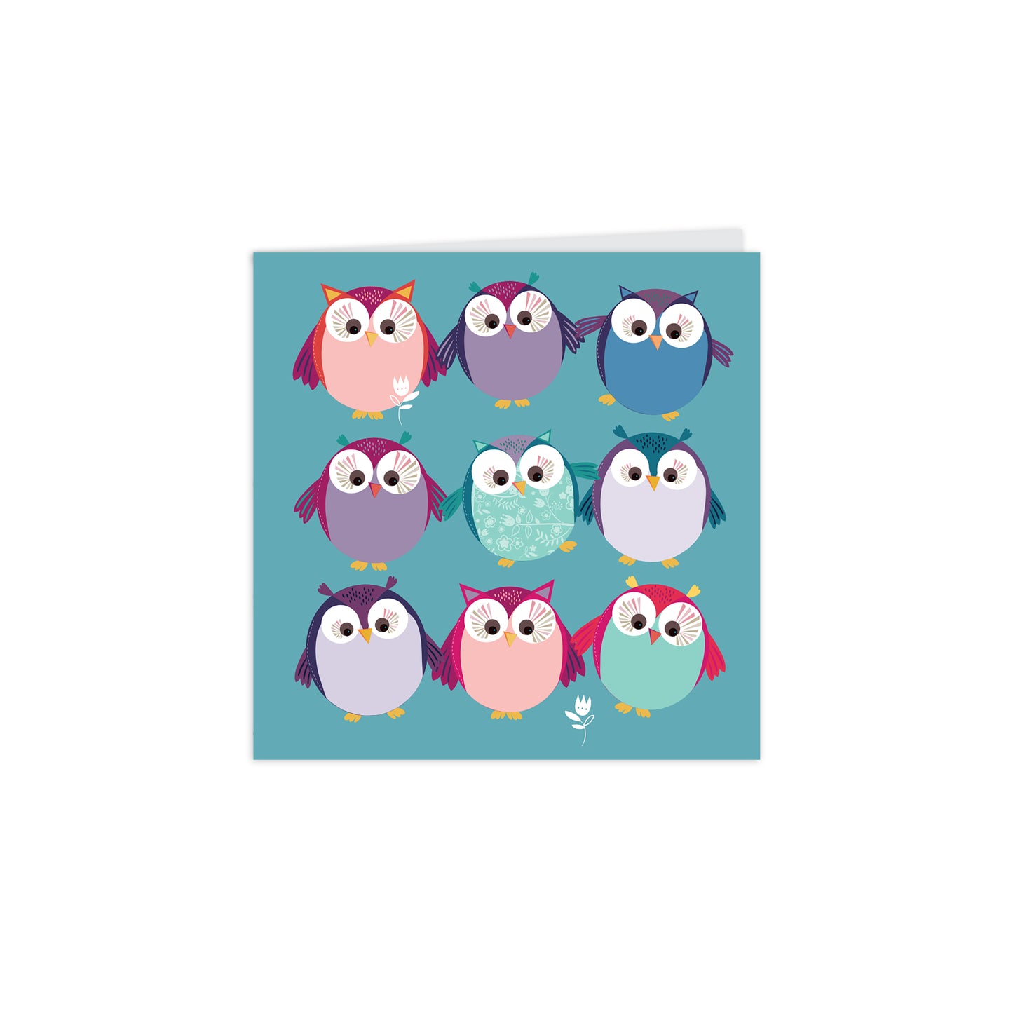 Notecard Pack (10 Cards) - Owls