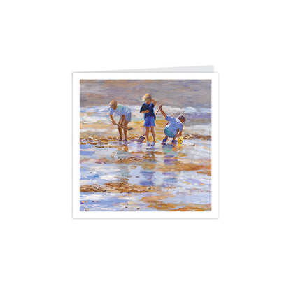 Notecard Pack (10 Cards) - Children At The Beach