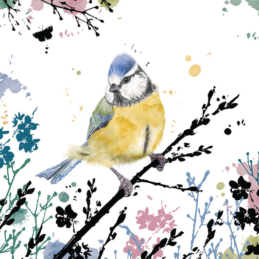 RSPB Field & Forest Card - Blue Tit