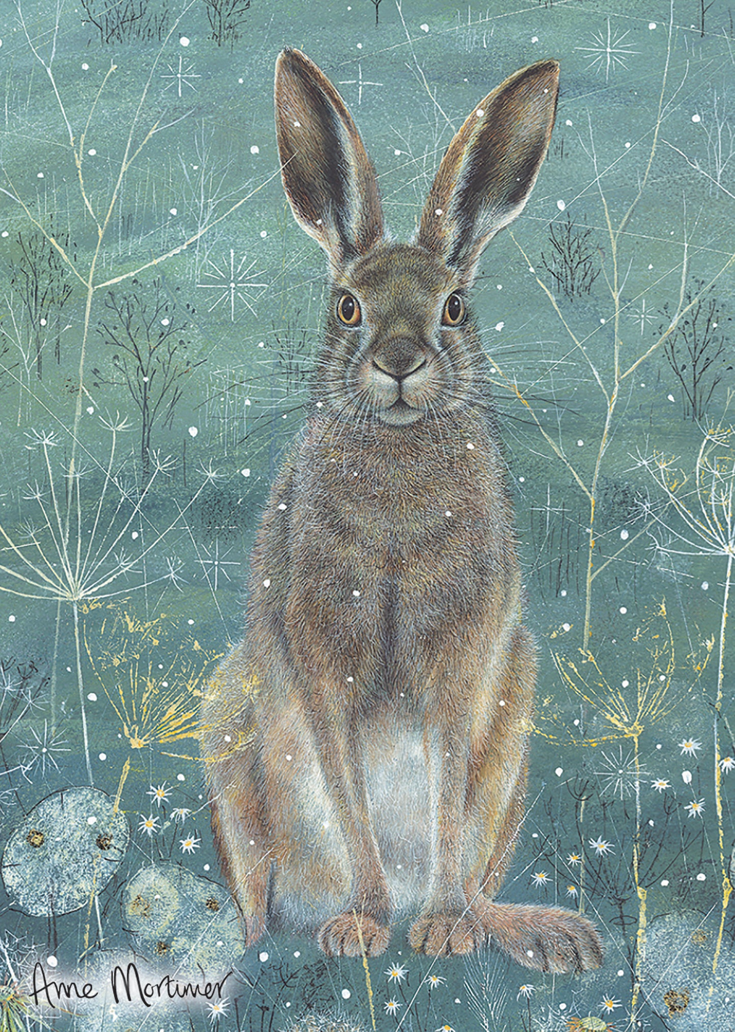 Mini Notecard Pack (5 Cards) - Enchanted Hare