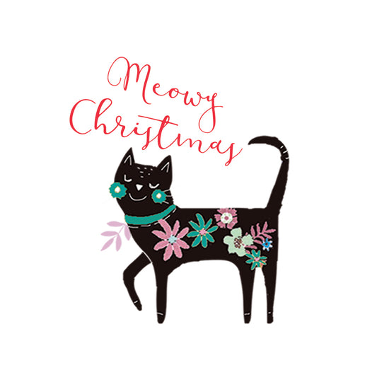 Christmas Wrap & Tags - Festive Cats