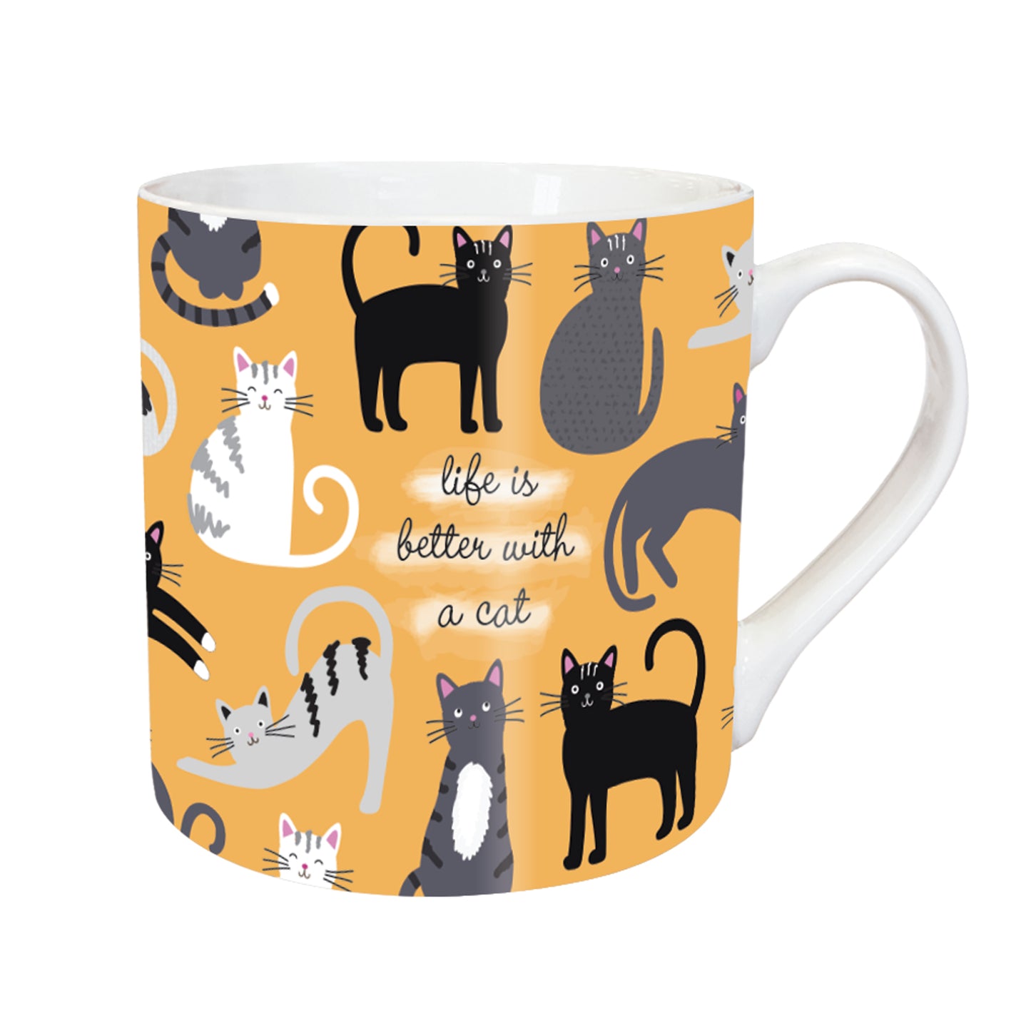 Tarka Mugs - Playful Cats