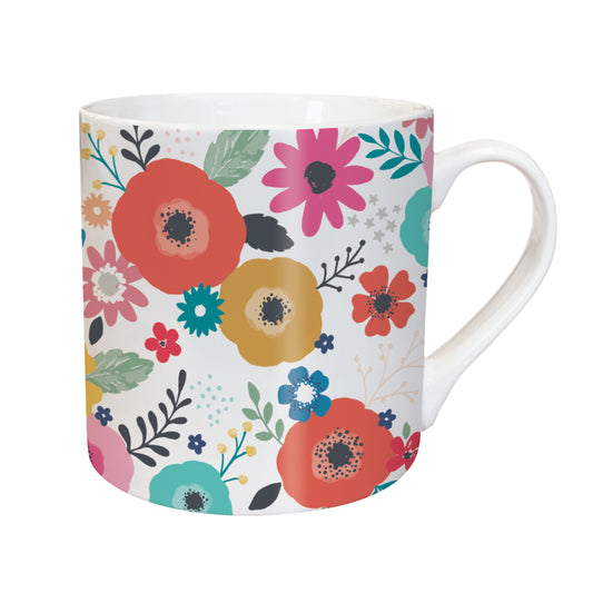 White Floral - Tarka Mug