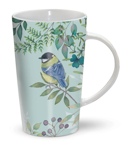 Vintage Garden - Green Floral & Birds - The Riverbank Mug