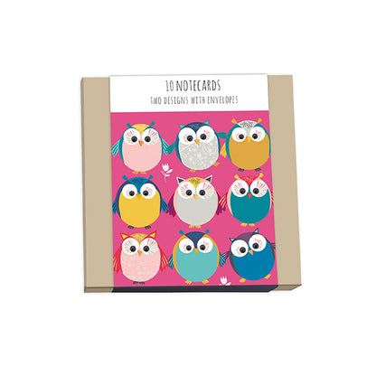 Little Owls Stationery - Square Notecard Pack