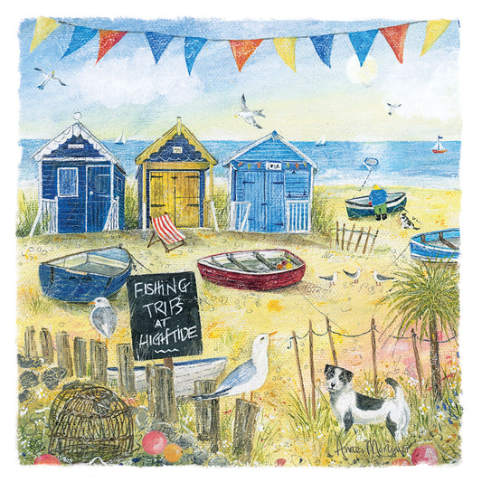 Seaside Charm Card Collection - Beach Huts