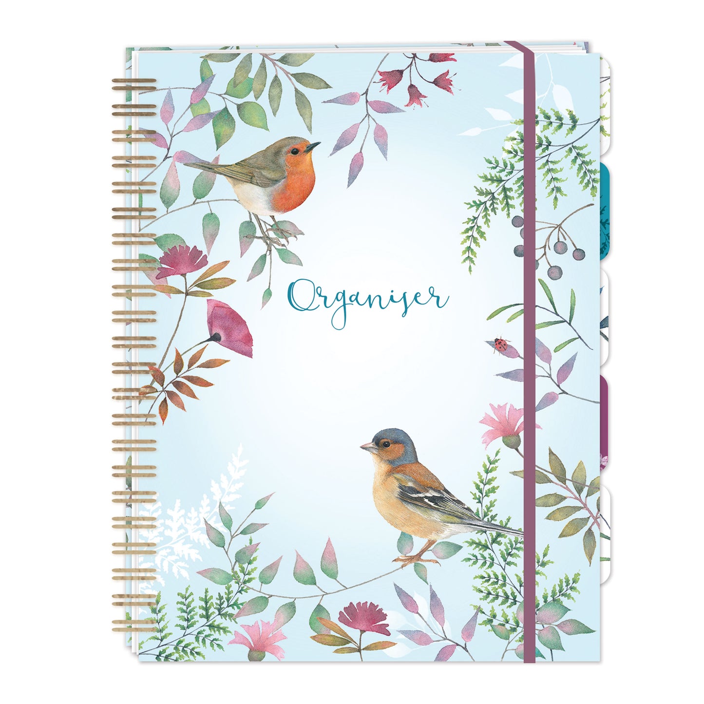 Vintage Garden Stationery - A5 Tabbed Organiser