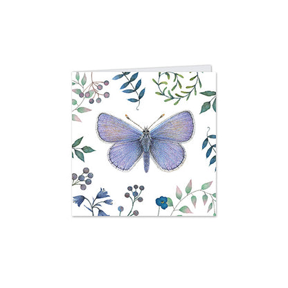 Vintage Garden Stationery - Square Notecard Pack - Butterflies