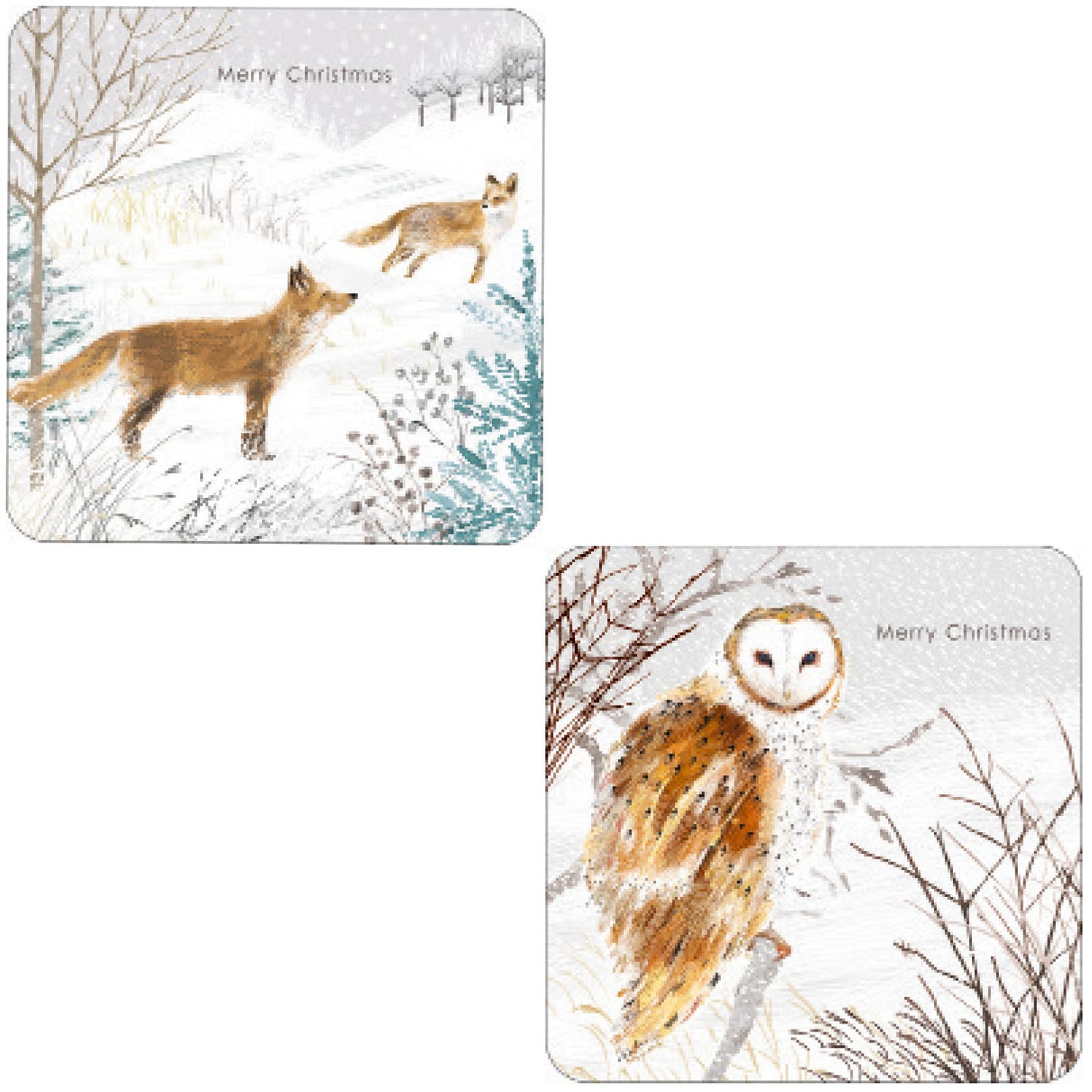 Luxury Christmas Card Pack - Snowy Scene