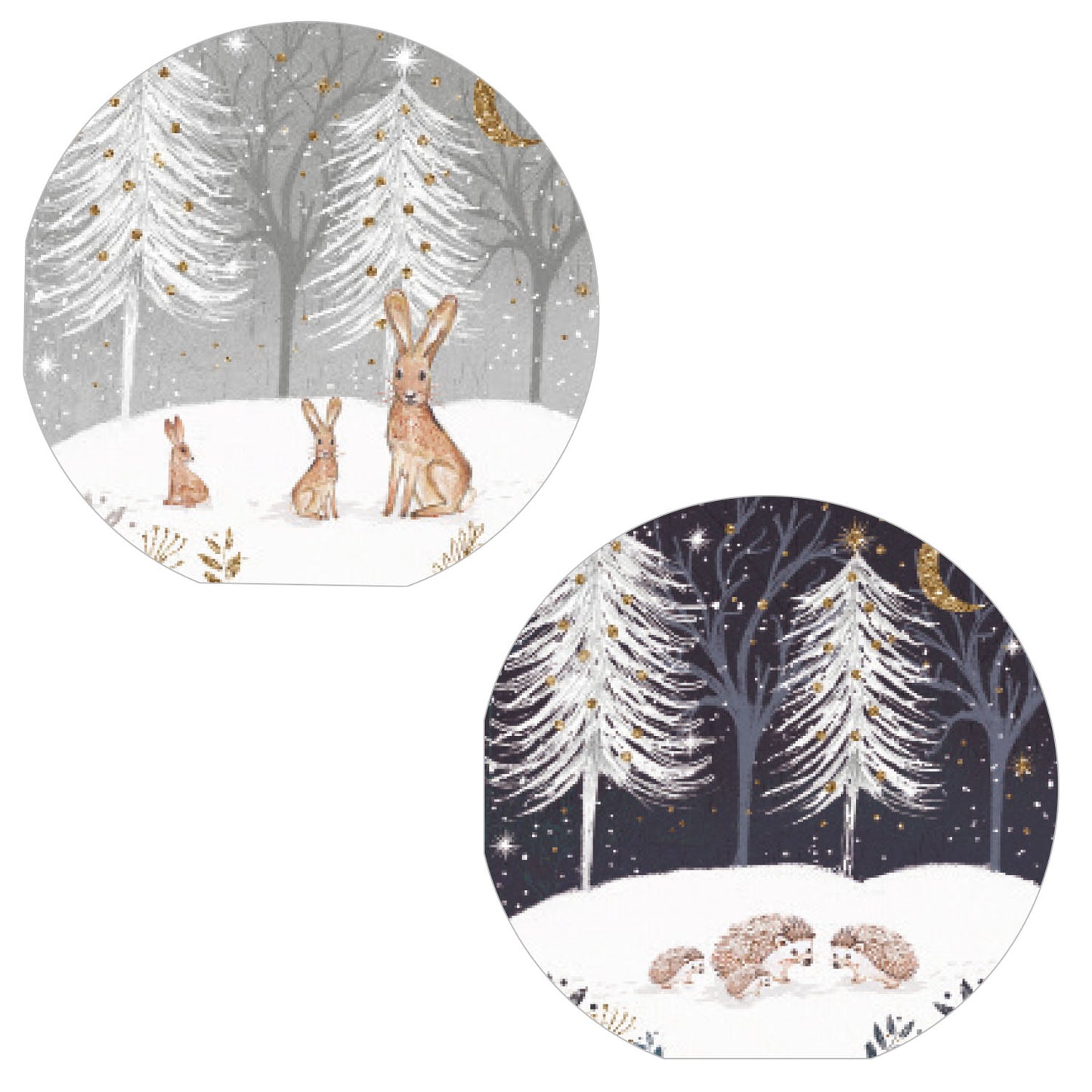 Luxury Christmas Card Pack - Snowy Trees