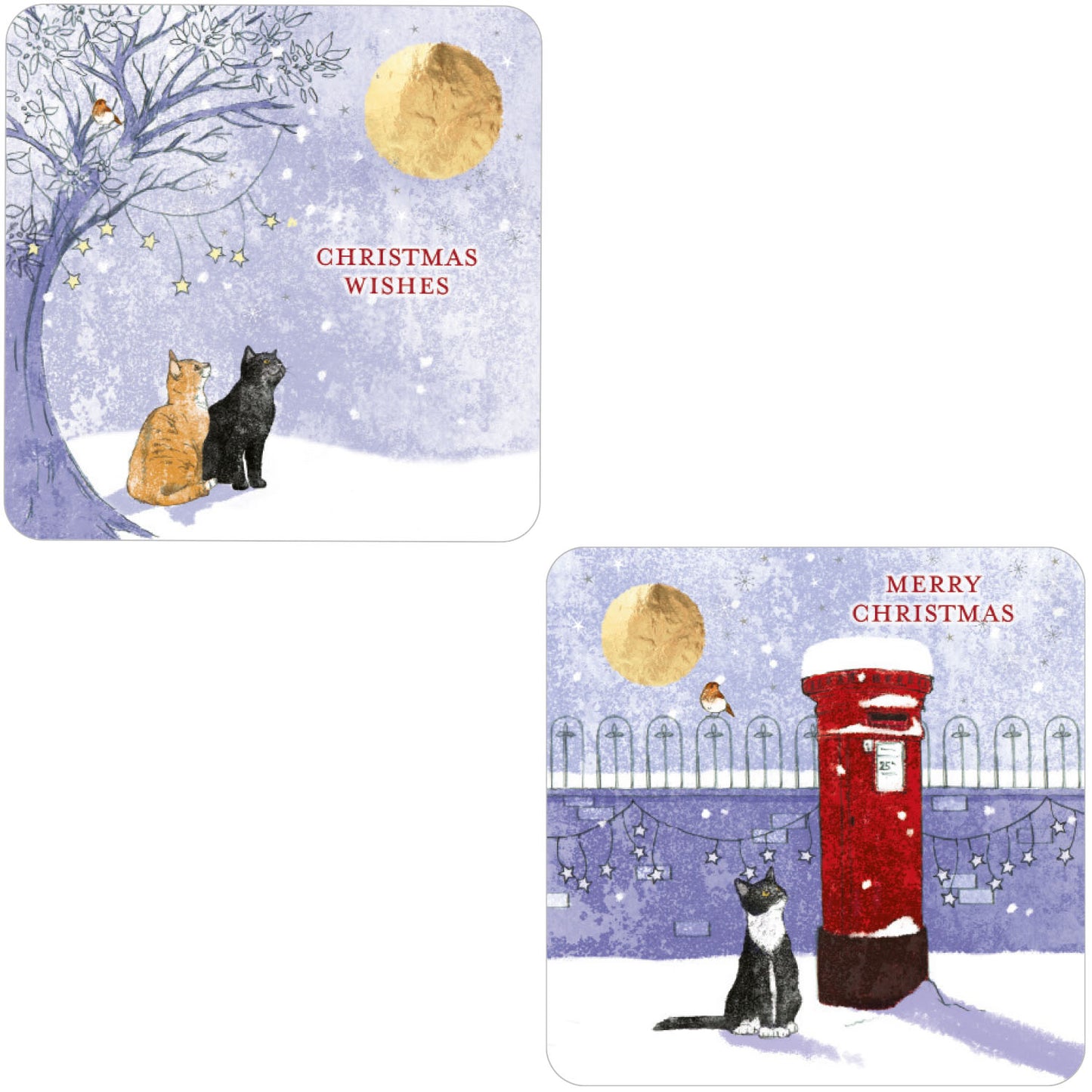 Luxury Christmas Card Pack - Christmas Cats