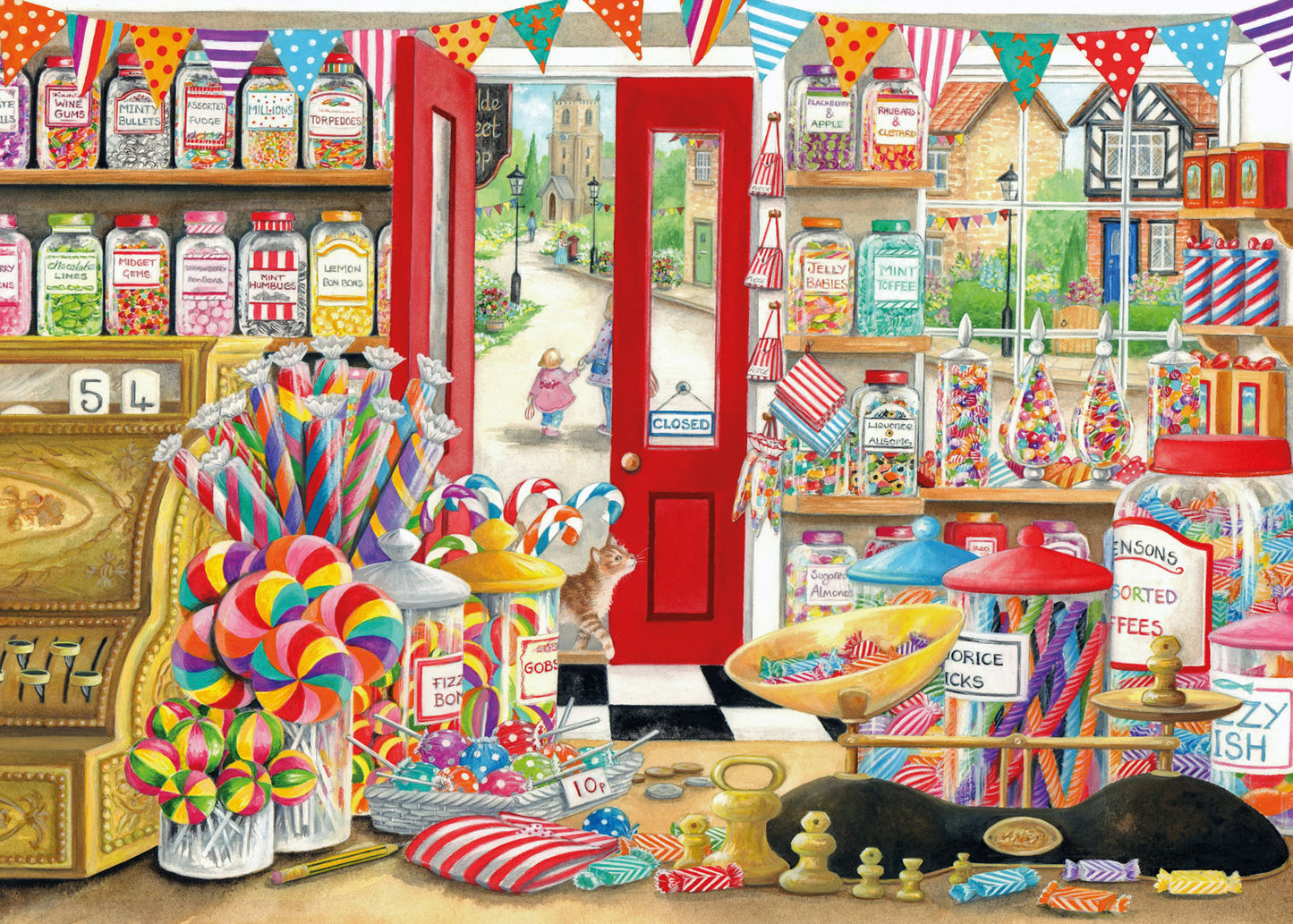 Ye Old Sweet Shop - 1000 Piece Jigsaw Puzzle