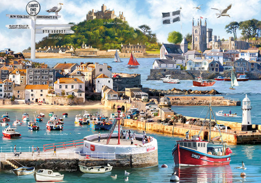 Cornwall Montage - 1000 Piece Jigsaw Puzzle