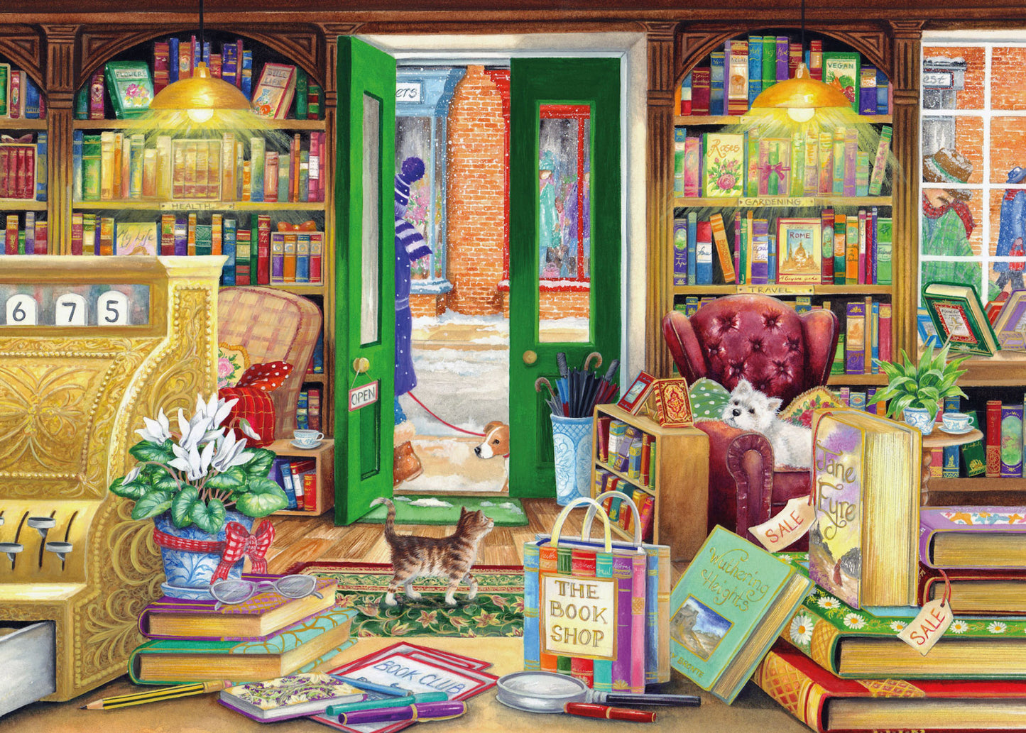 The Book Shop - 1000 Piece Jigsaw Puzzle