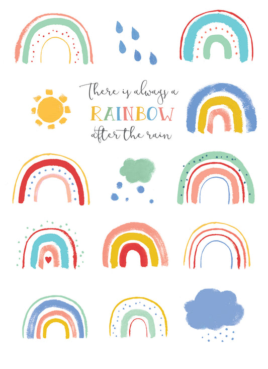 Get Well Soon Card - Always A Rainbow