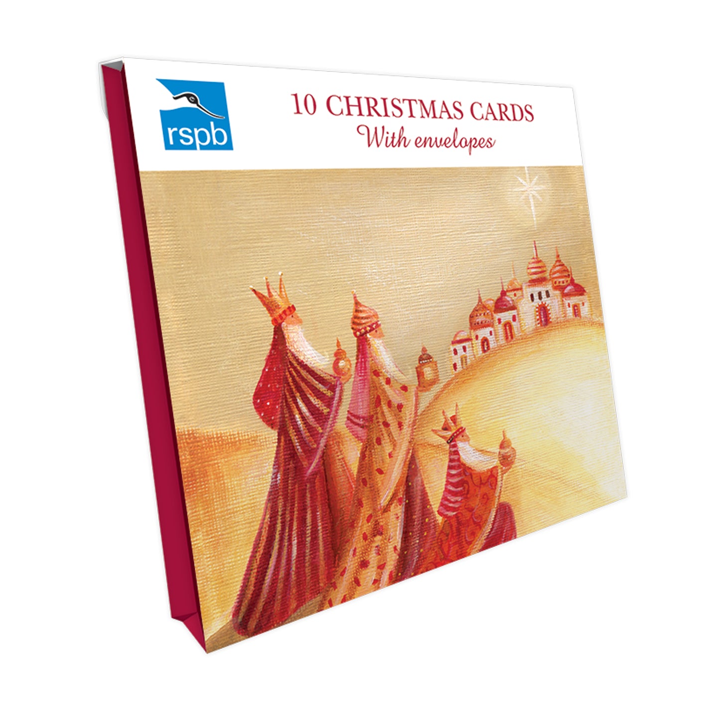 Three Wise Men - RSPB Small Square Christmas 10 Card Pack