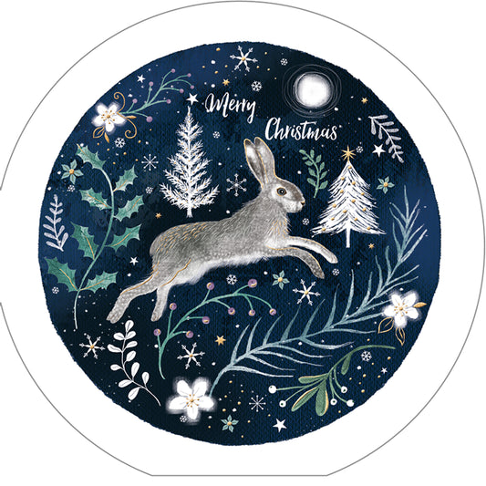 RSPB Luxury Christmas Card Pack - Moonlit Christmas