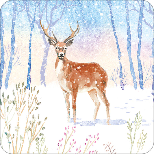 Snowy Scene - RSPB Luxury Christmas 10 Card Pack