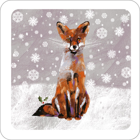 Snowflakes Falling - RSPB Luxury Christmas 10 Card Pack