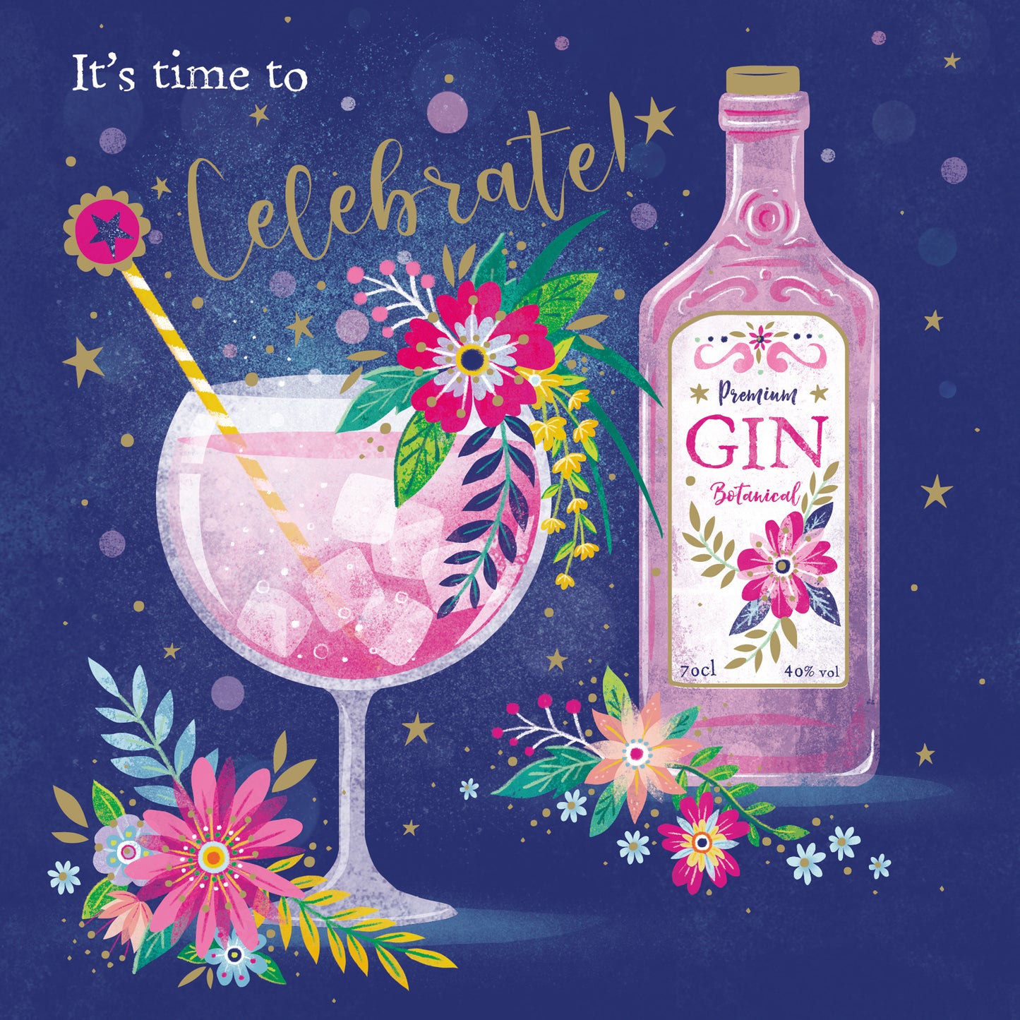 Flower Festival Card Collection - Gin