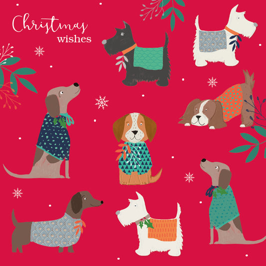 Charity Christmas Card Pack - Doggy Jumpers