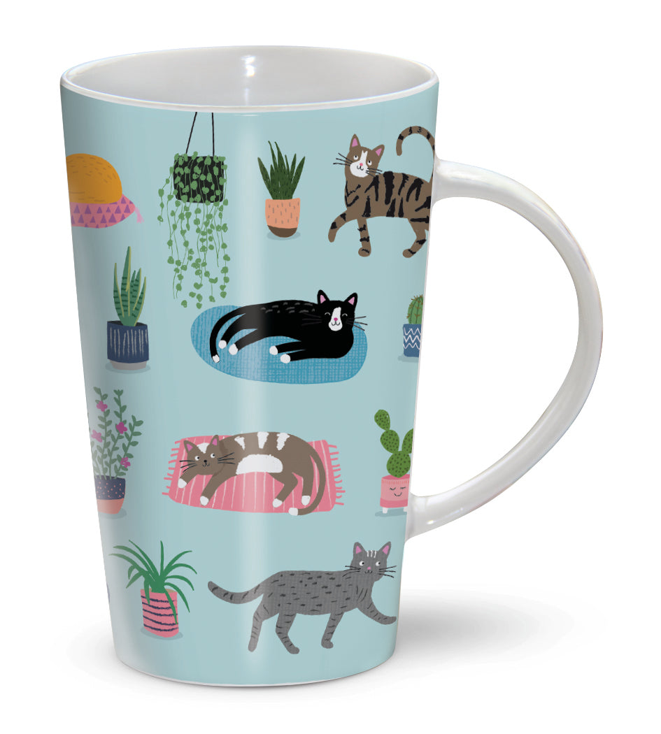 Cat & Plants - The Riverbank Mug