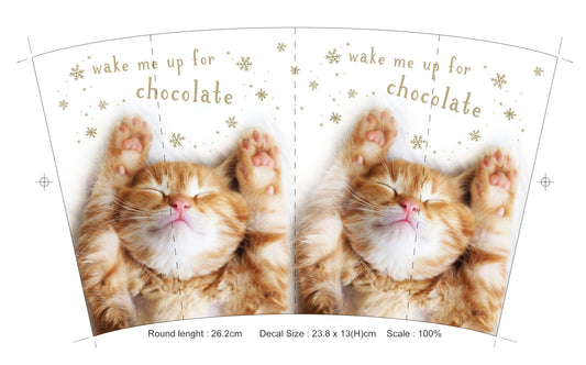 Chocolatte Mugs - Cat Wake Me Up