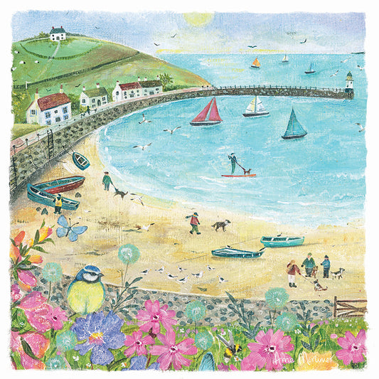 Seaside Charm Card - At The Beach