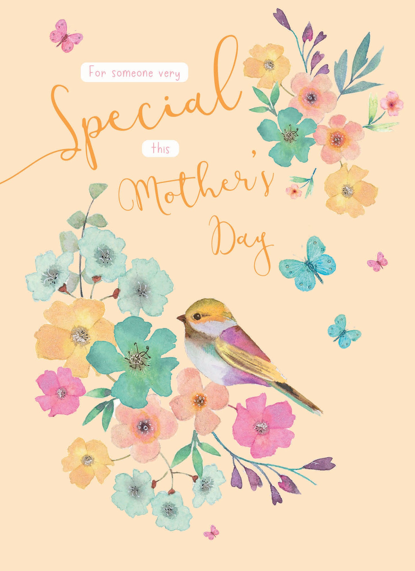 Mother's Day Card - Yellow Floral