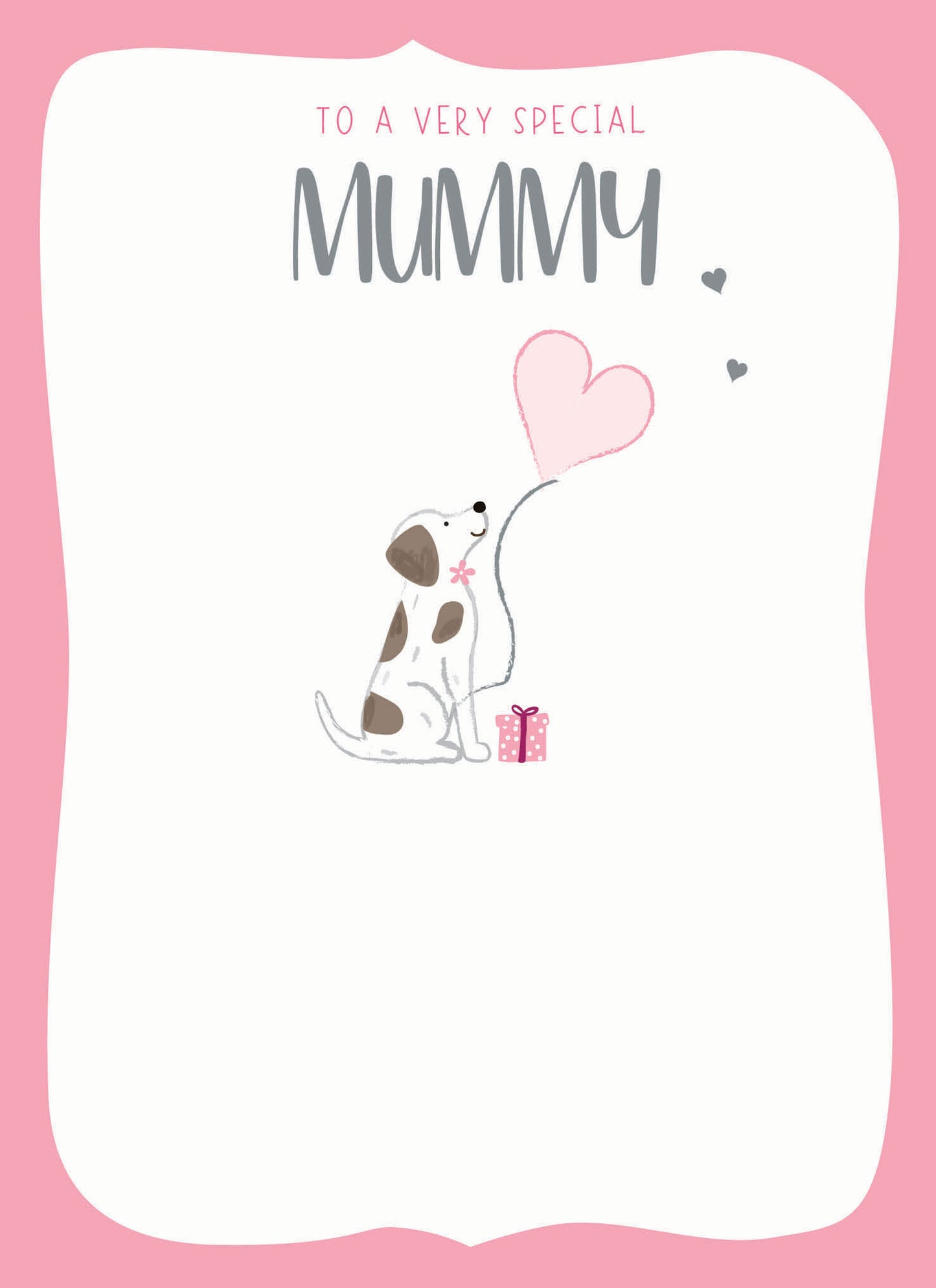 Mother's Day Card - Dog & Balloons