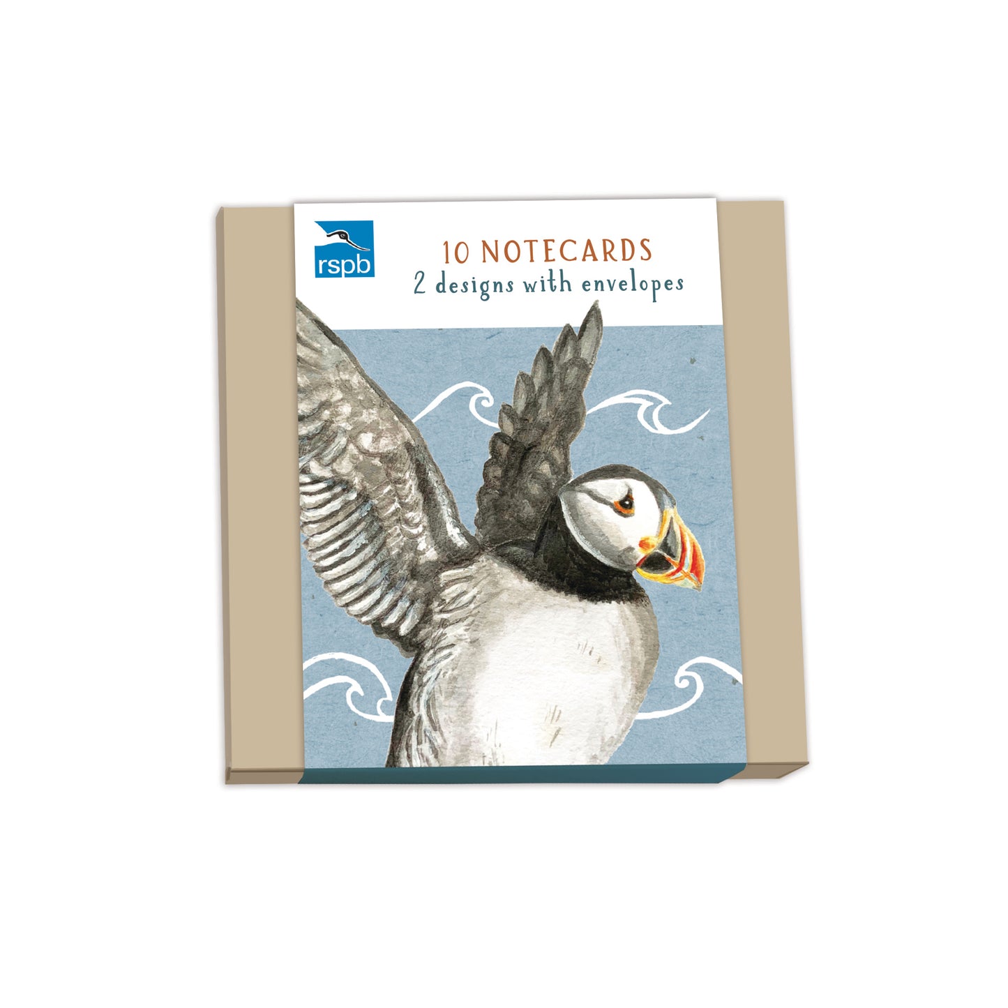 RSPB - In The Wild Stationery - Square Notecard Pack (10 Card Pack) - Water Birds