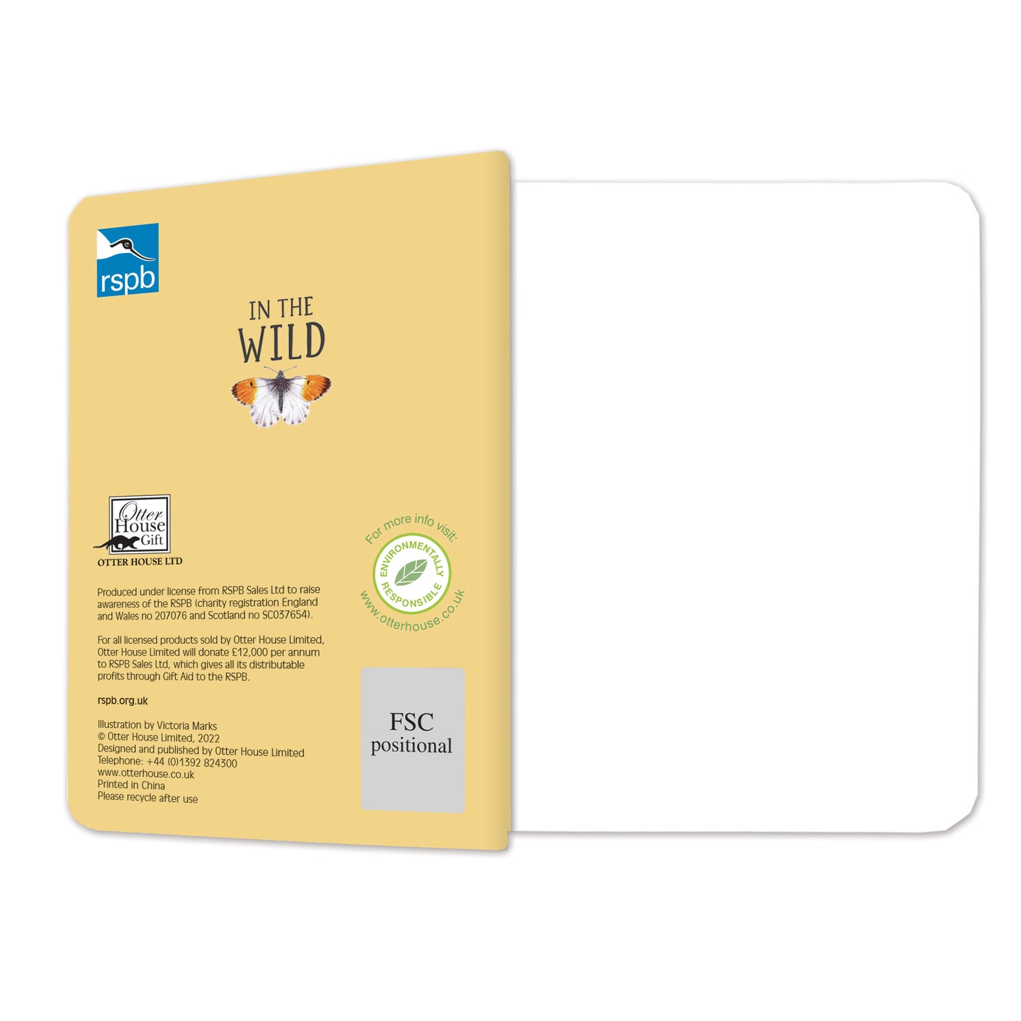 RSPB - In The Wild Stationery - Hardback Notebook (A7)