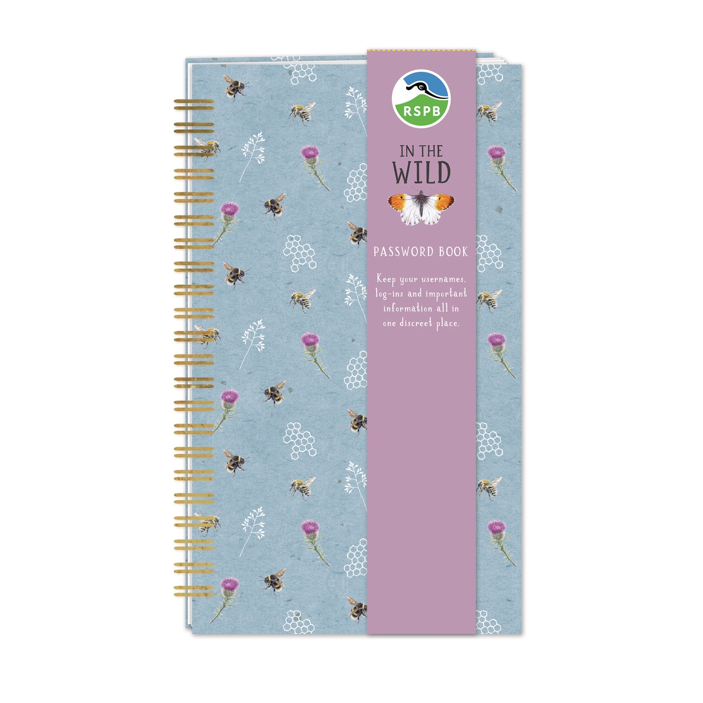 RSPB - In The Wild Stationery - Password Book