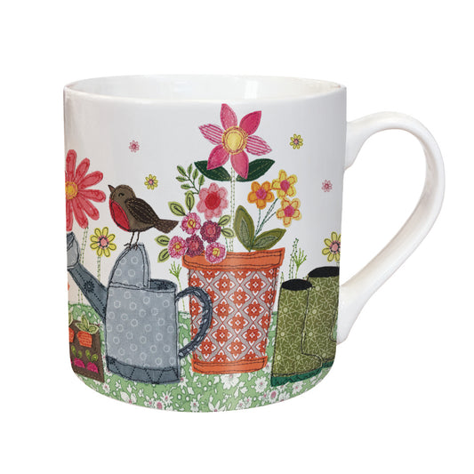 Robin & Watering Can - Tarka Mug