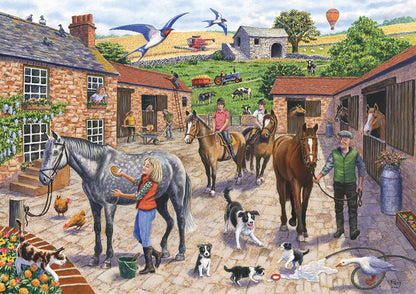 Stable Yard - 1000 Piece Jigsaw Puzzle